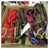 GROUP OF 5 NEW NYLON HORSE HALTERS