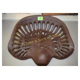 CAST IRON BUCKEYE TRACTOR SEAT