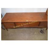 VINTAGE COFFEE TABLE WITH BUILT IN STEREO