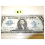 SERIES 1923 US LARGE SIZE $1.00 BILL SIGNED