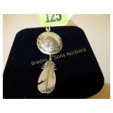 LADIES SOUTHWEST STYLE STERLING SILVER PENDANT