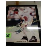 TODD HELTON AUTOGRAPHED 8 X 10 PICTURE AND