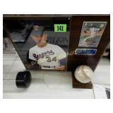 NOLAN RYAN OF THE TEXAS RANGERS PLAQUE WITH