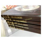 GROUP OF 5 LEATHER BOUND TIME LIFE BOOKS