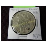 US 1891 CARSON CITY MORGAN SILVER DOLLAR