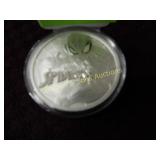 2017 TUVALU SILVER DOLLAR DEPICTING SPIDERMAN