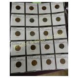 GROUP OF 20 INDIAN HEAD PENNIES