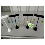 GROUP OF 4 SETS  OF LADIES EARRINGS