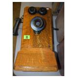 ANTIQUE KELLOGG WALL PHONE