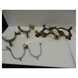 BAUERMANN HERCULES BRONZE HORSE HEAD SPURS