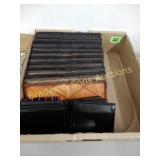 GROUP OF 30 NEW LEATHER BILLFOLDS