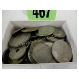 GROUP OF 50 ASSTD FOREIGN COINS
