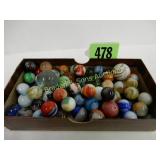 GROUP OF ASSTD VINTAGE MARBLES