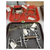 GROUP OF 8 VINTAGE HORSE BITS