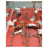 GROUP OF 8 VINTAGE HORSE BITS