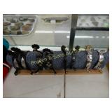 GROUP OF 4 NEW CONTEMPORARY WESTERN SPURS