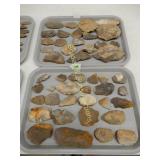 GROUP OF 2 TRAYS OF ASSTD NATIVE AMERICAN