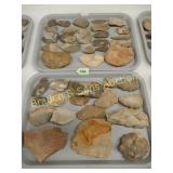 GROUP OF 2 TRAYS OF ASSTD NATIVE AMERICAN