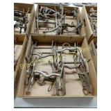 GROUP OF 20 VINTAGE WESTERN HORSE BITS BY