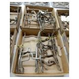 GROUP OF 20 VINTAGE WESTERN HORSE BITS BY