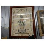 GROUP OF 2 FRAMED PRINTS