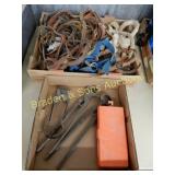 GROUP OF 2 BOX OF ASSTD RANCH TOOLS AND