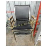 GROUP OF 3 STACKING CHAIRS