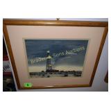 FRAMED 8" X 11" AND 8" X 14" PETER HURD PRINTS