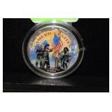 US 2001 COLORIZED AMERICAN SILVER EAGLE