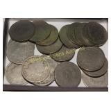 GROUP OF 21 US LIBERTY NICKELS FROM 1897-1911.