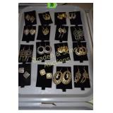 GROUP OF 32 LADIES EARRINGS