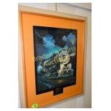 FRAMED 19" X 15" ARTIST SIGNED J. WINFIELD PRINT