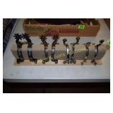 GROUP OF 4 NEW CONTEMPORARY WESTERN SPURS