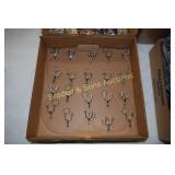 GROUP OF 20 NEW WESTERN SPUR KEYCHAINS