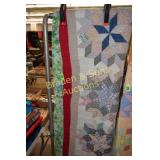 VINTAGE HANDMADE 60" X 62" QUILT