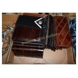 GROUP OF 30 NEW LEATHER CHECKBOOK HOLDERS