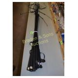 GROUP OF 5 NEW HORSE WHIPS AND 5 NEW QUIRTS