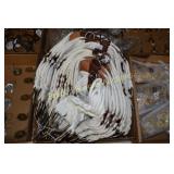 GROUP OF 10 NEW WOOL SADDLE CINCH BELTS