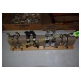 GROUP OF 4 NEW CONTEMPORARY WESTERN SPURS