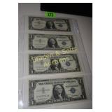 BRILLIANT UNCIRCULATED SERIES 1957 $1.00 SILVER
