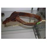 VINTAGE TOOLED LEATHER HOLSTER