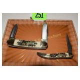 GROUP OF 2 NEW BUCK FOLDING POCKET KNIVES