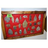 GROUP OF 20 NATIVE AMERICAN POINTS FOUND IN