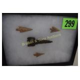 GROUP OF 3 NATIVE AMERICAN BIRD POINTS FOUND IN