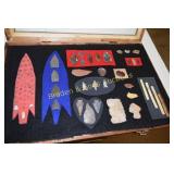 GROUP OFOVER 40 STONE AND SCHELL BEADS