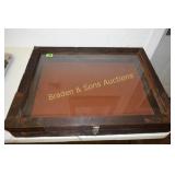 RUSTIC 25" X 18" TABLETOP DISPLAY CASE
