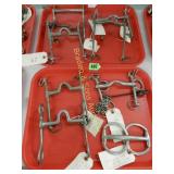 GROUP OF 8 VINTAGE HORSE BITS