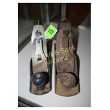 GROUP OF 2 VINTAGE WOOD PLANES, ONE IS A STANLEY.