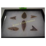 GROUP OF 6 SMALL NATIVE AMERICAN POINTS FOUND IN