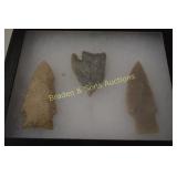 GROUP OF 3 NATIVE AMERICAN POINTS FOUND IN